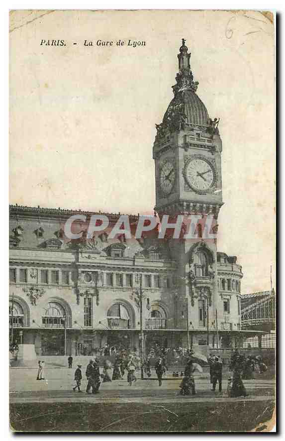 CPA Paris La Gare de Lyon 