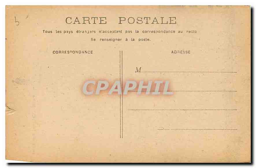 CPA Paris Colonne Vendome  — Verso