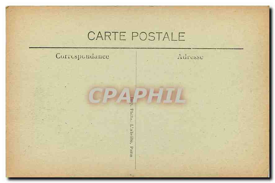 CPA Veue et perspective du Chateau de St Cloud du cote de l'Escalier  — Rückseite