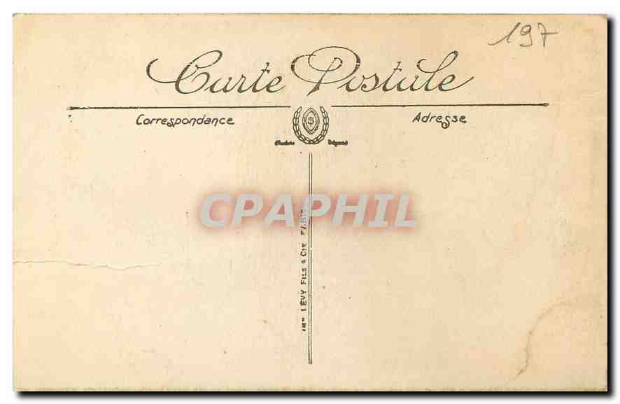 CPA Paris Le Sacre Coeur  — Rückseite