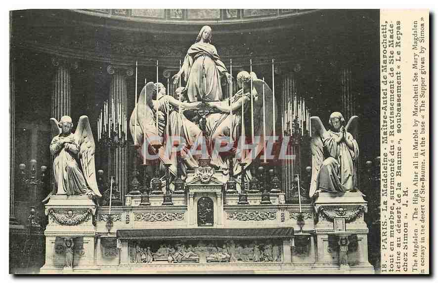 CPA Paris La Madeleine Maitre Autel de Marochetti 