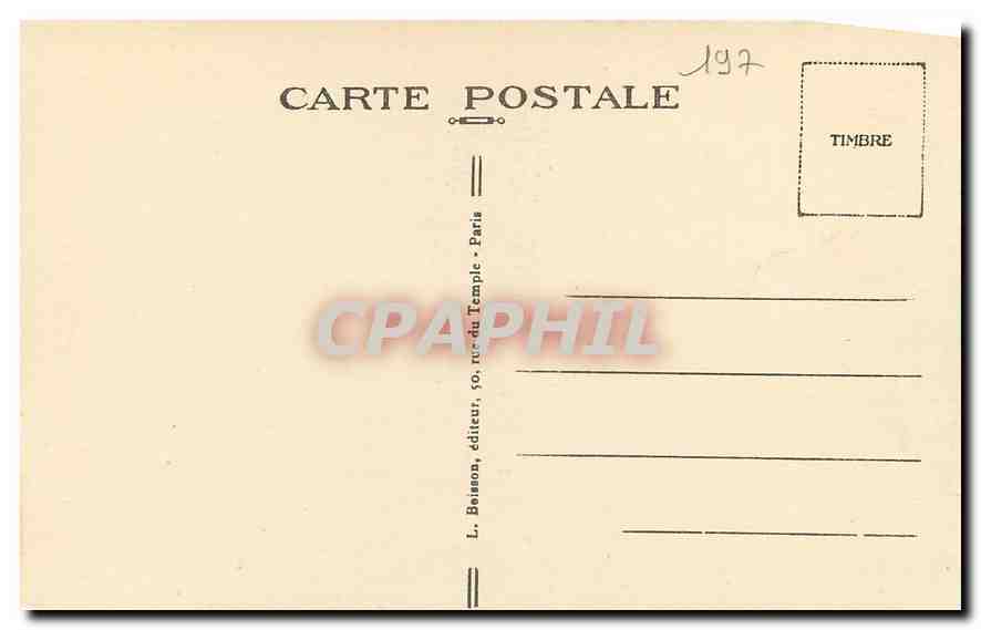CPA La Madeleine Ange adorateur du Maitre Autel  — Verso