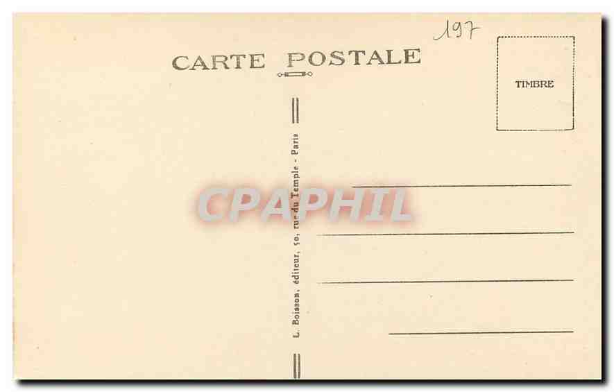 CPA La Madeleine Chapelle Saint Vincent de paul Groupe en marbre de Raggi  — Verso