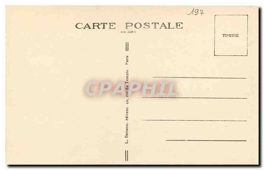 CPA La Madeleine Chapelle Saint Joseph le mariage de Saint Joseph Groupe en marbre de Pradier  — Verso