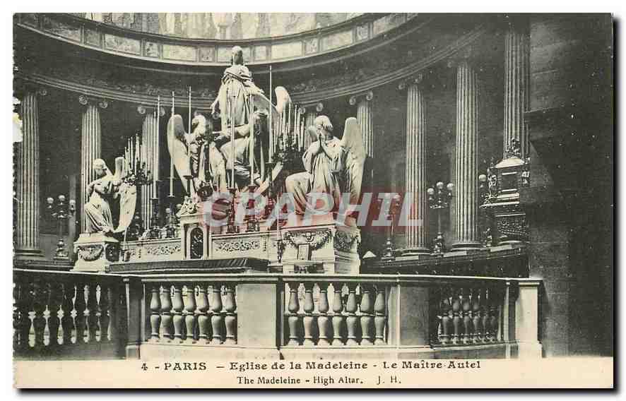 CPA Paris Eglise de la Madeleine le Maitre Autel 