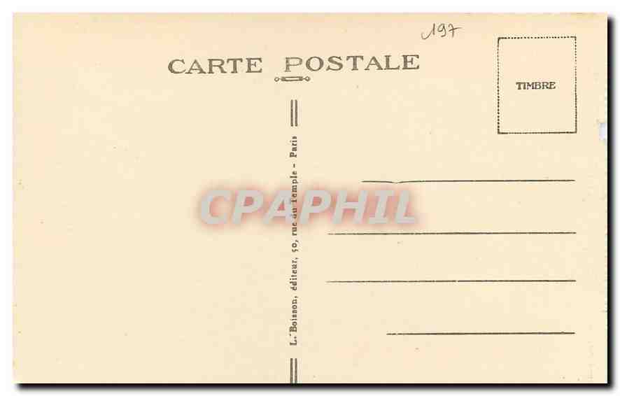 CPA Paris Eglise de la Madeleine le Maitre Autel  — Verso