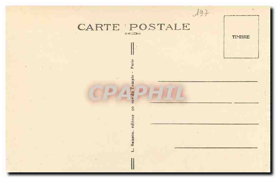 CPA La Madeleine Porte de bronze  — Verso