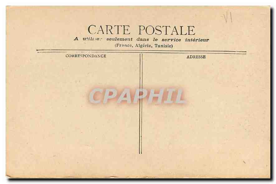 CPA Paris Saint Sulpice  — Verso