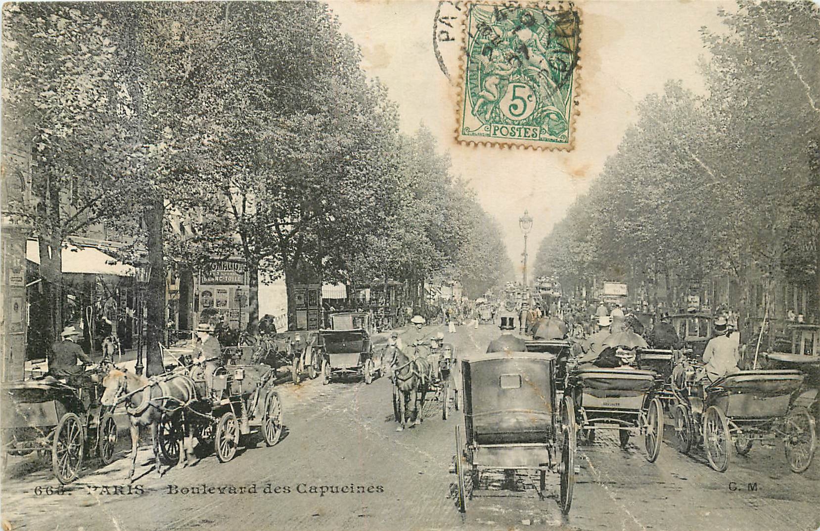 CPA Paris Boulevard des Capucines 