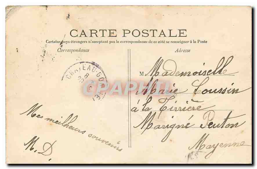 CPA Paris Boulevard des Capucines  — Rückseite