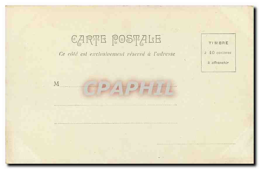 CPA La Seine  — Rückseite