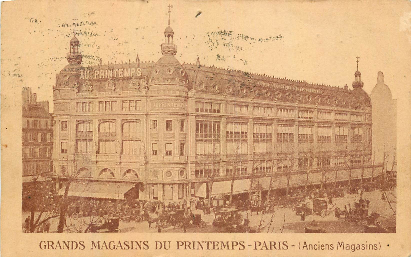 CPA Grands magasins du printemps Paris Anciens Magasins 