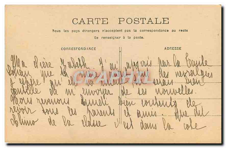 CPA Paris le Petit Palais  — Rückseite