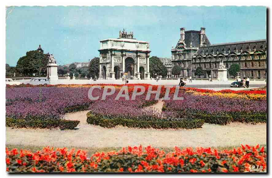 CPA Paris le Carrousel les jardins des tuileries 