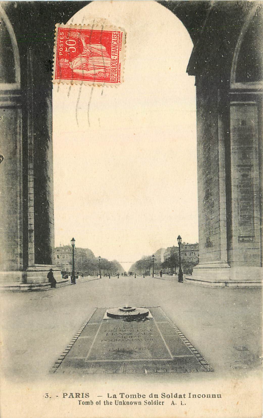 CPA Paris La Tombe du Soldat Inconnu 