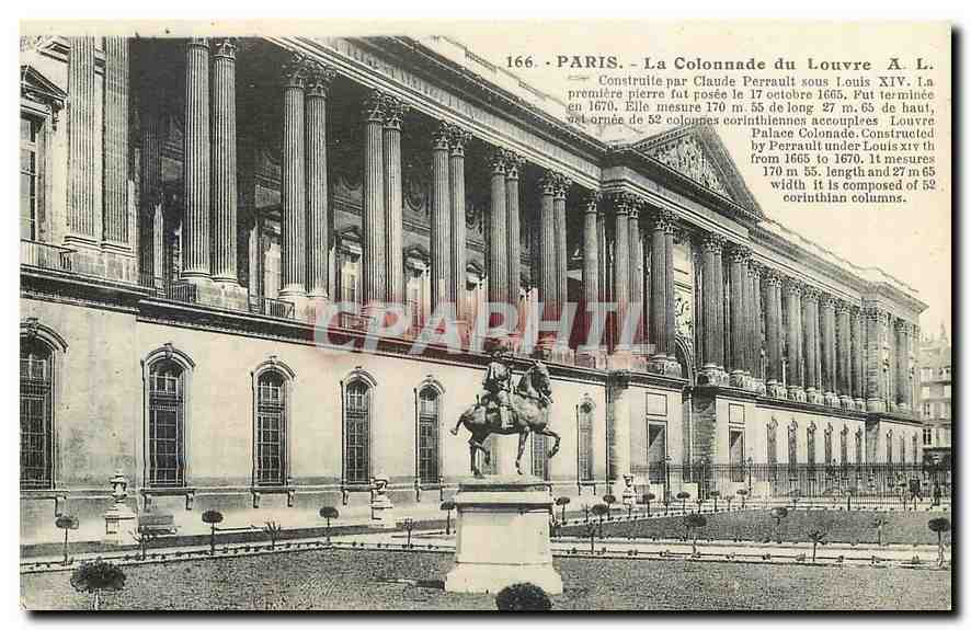 CPA Paris la Colonnade du Louvre 