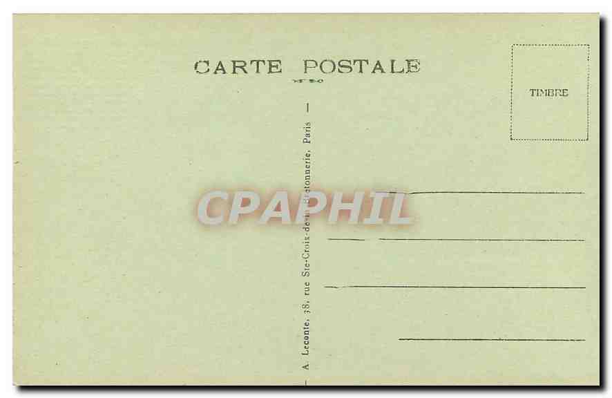 CPA Paris la Colonnade du Louvre  — Rückseite