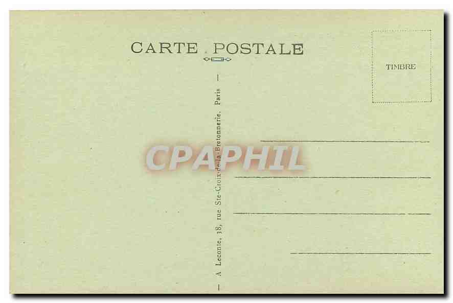 CPA Paris la Madeleine  — Verso