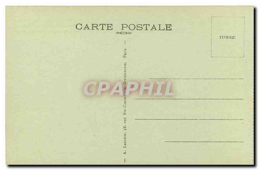 CPA Paris le Trocadero et le Pont d'Iena Automobile — Rückseite