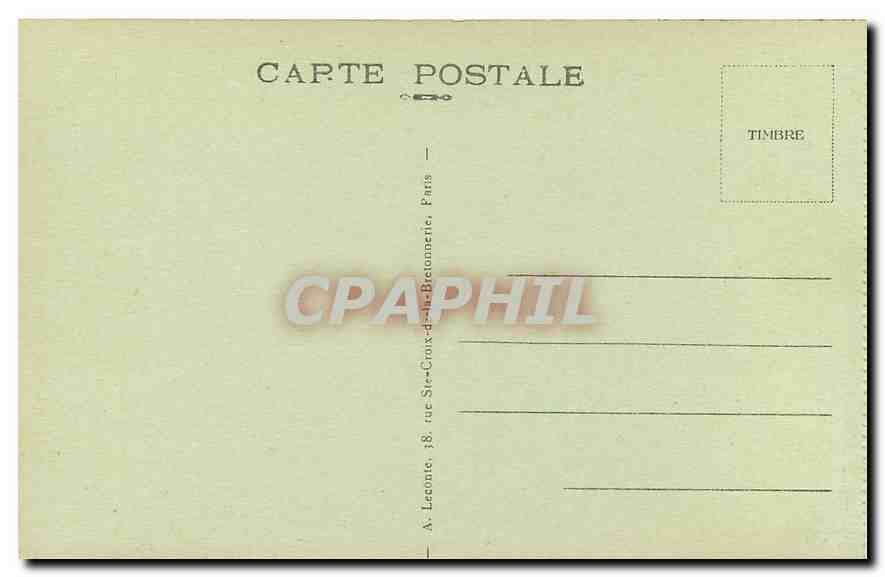 CPA Paris Le Dome des Invalides  — Rückseite