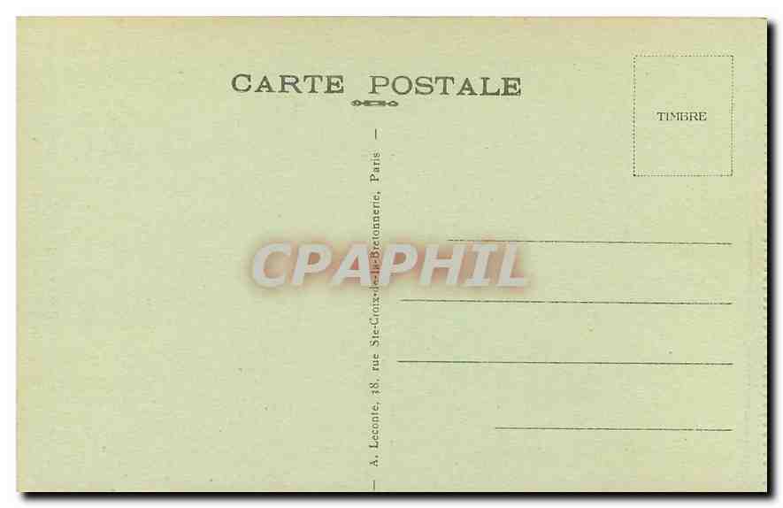 CPA Paris Hotel des Invalides Tombeau de Napoleon Ier  — Rückseite