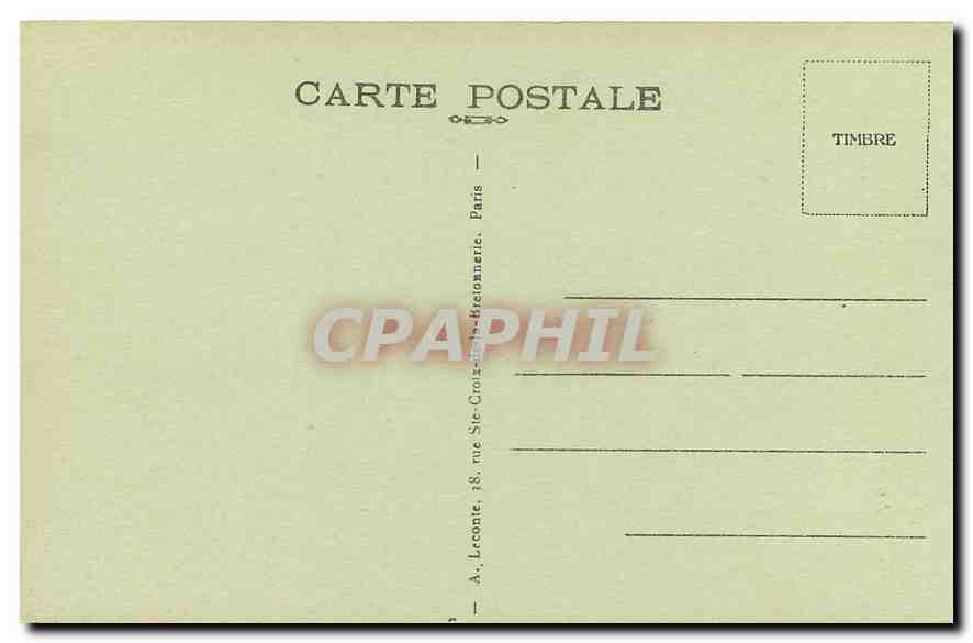CPA Paris La Tour Saint Jacques  — Rückseite