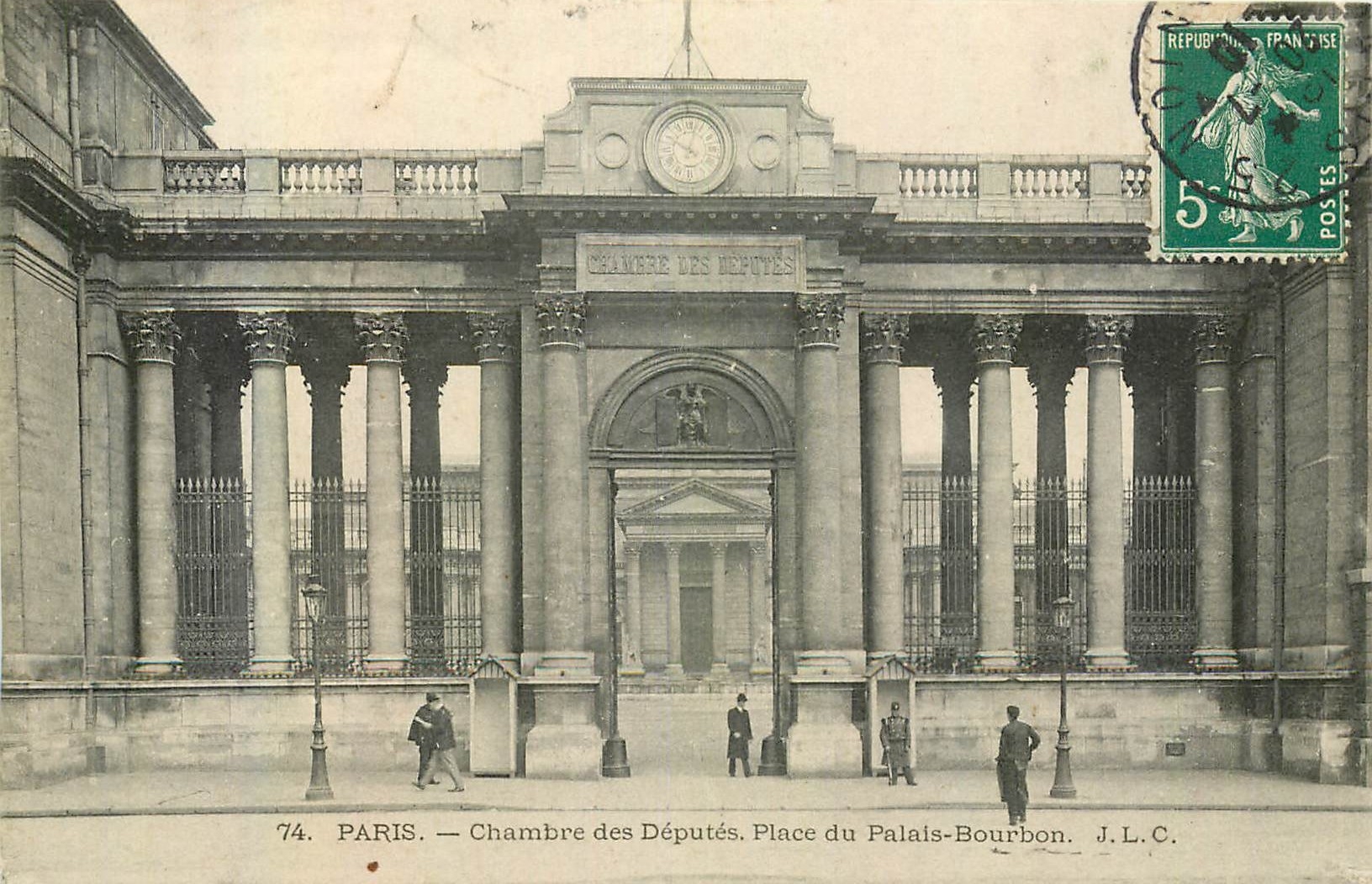 CPA Paris Chambre des Deputes Place du Palais Bourbon 