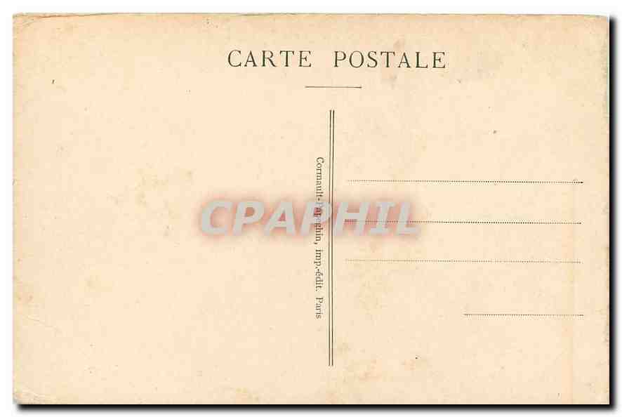 CPA Paris Place de la Concorde les fontaines et l'Obelisque  — Rückseite