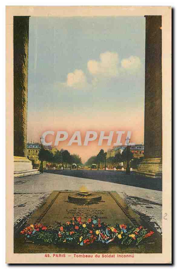 CPA Paris Tombeau du Soldat inconnu 