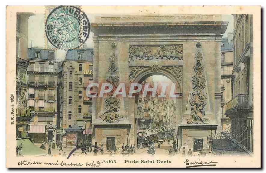 CPA Paris Porte Saint Denis 