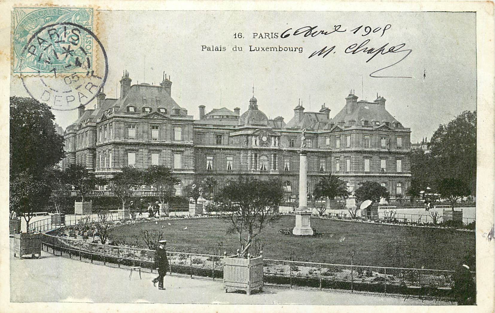 CPA Paris Palais du Luxembourg 