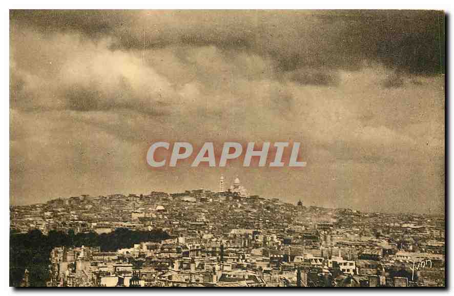 CPA Paris en flanant La Butte Montmartre et la Basilique du Sacre Coeur 