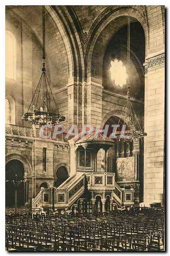 CPA Paris en flanant Basilique du Sacre Coeur de Montmartre la Chaire 