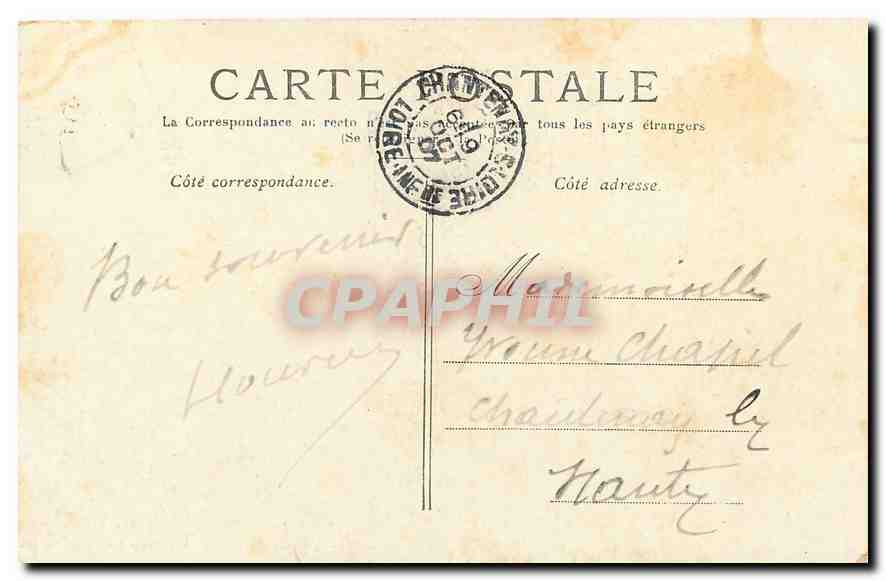CPA Paris le Jardin du Luxembourg  — Rückseite