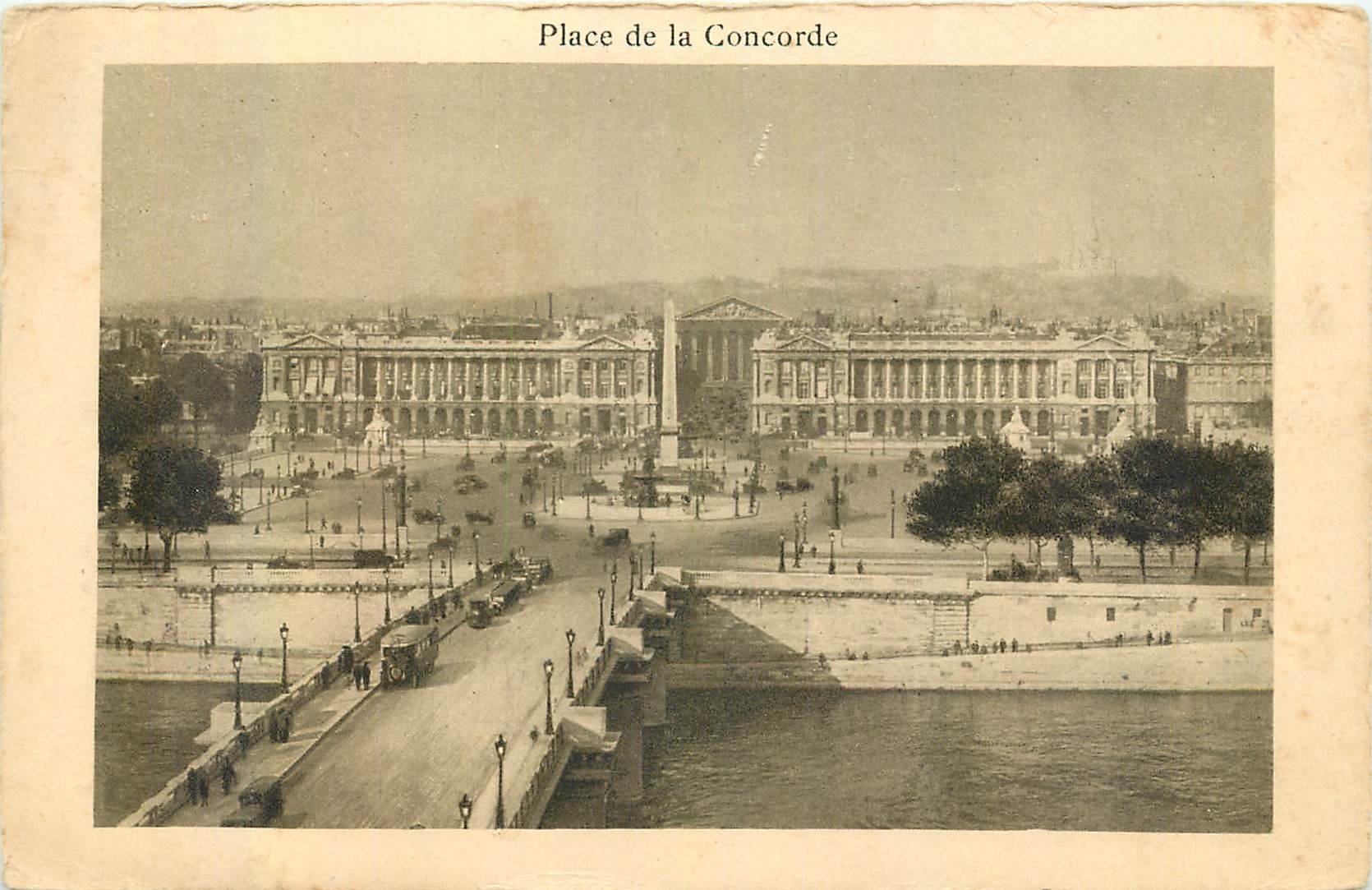 CPA Place de la Concorde 
