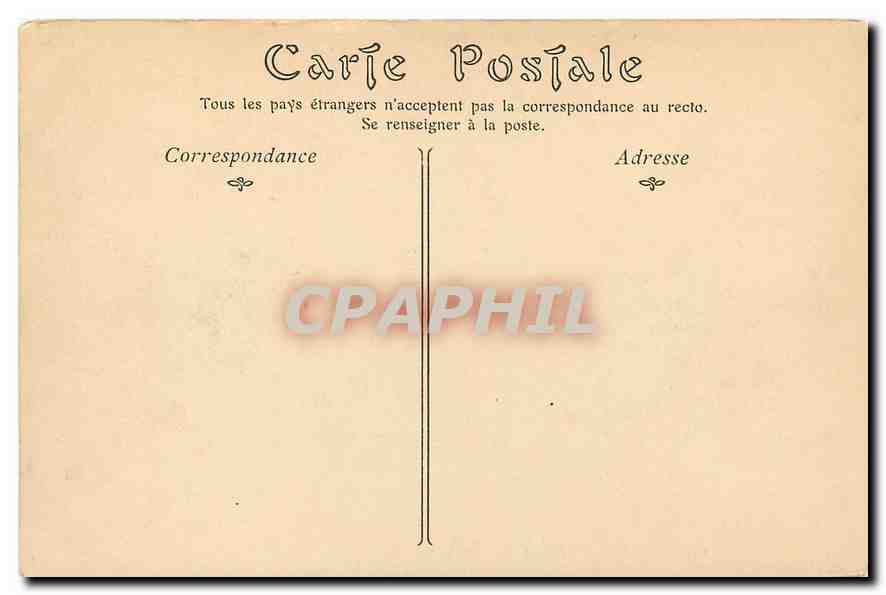 CPA Paris la place Vendome  — Rückseite