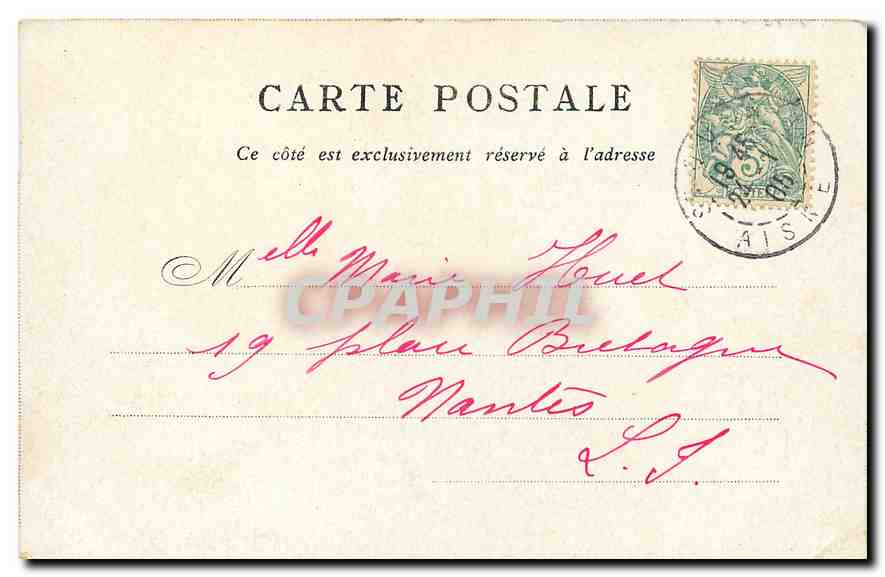 CPA Place de la Concorde Paris  — Rückseite