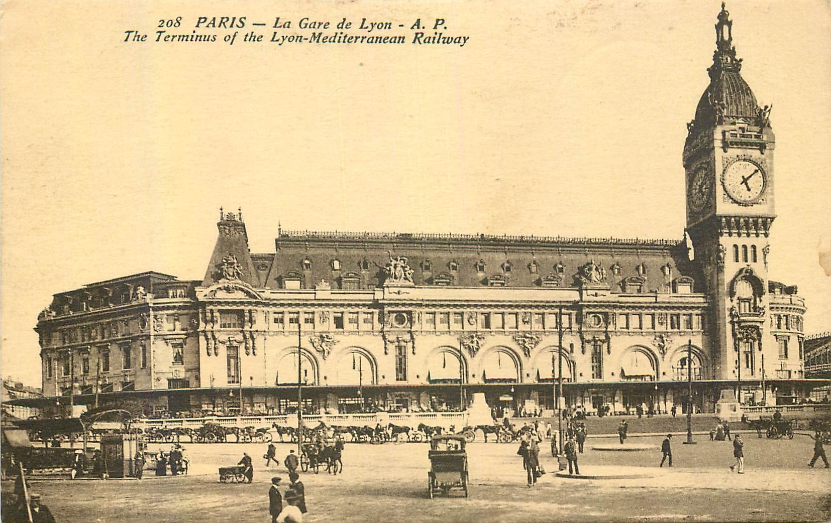 CPA Paris La Gare de Lyon 