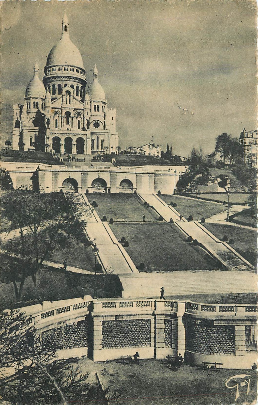 CPA Paris et ses merveilles Basilique du Sacre Coeur de Montmartre 