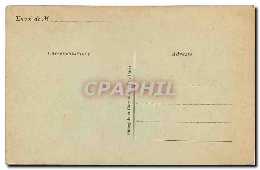 CPA Paris la tour St Jacques  — Verso