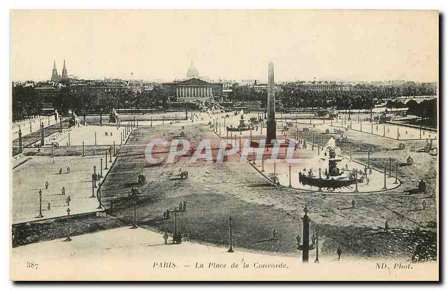 CPA Paris la Place de la Concorde 