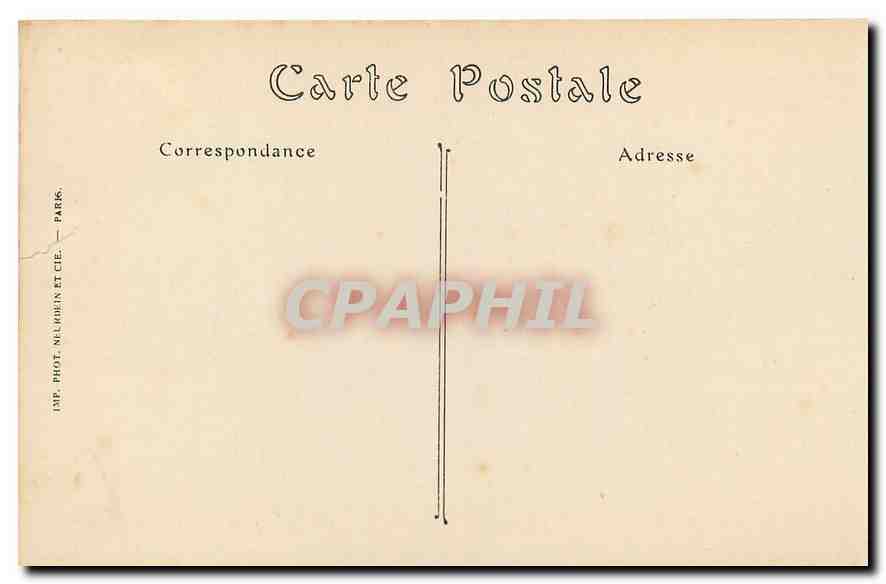 CPA Paris l'Eglise de la Madeleine  — Verso