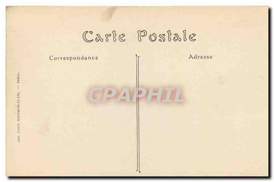 CPA Paris le Porte et le Boulevard Saint Denis  — Verso