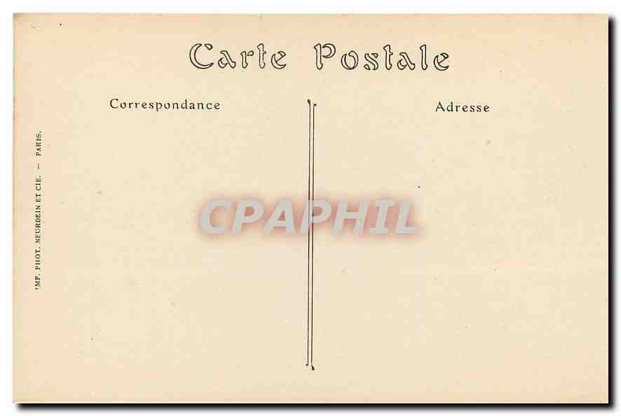 CPA Paris le Pont au Change et le Palais de Justice  — Verso