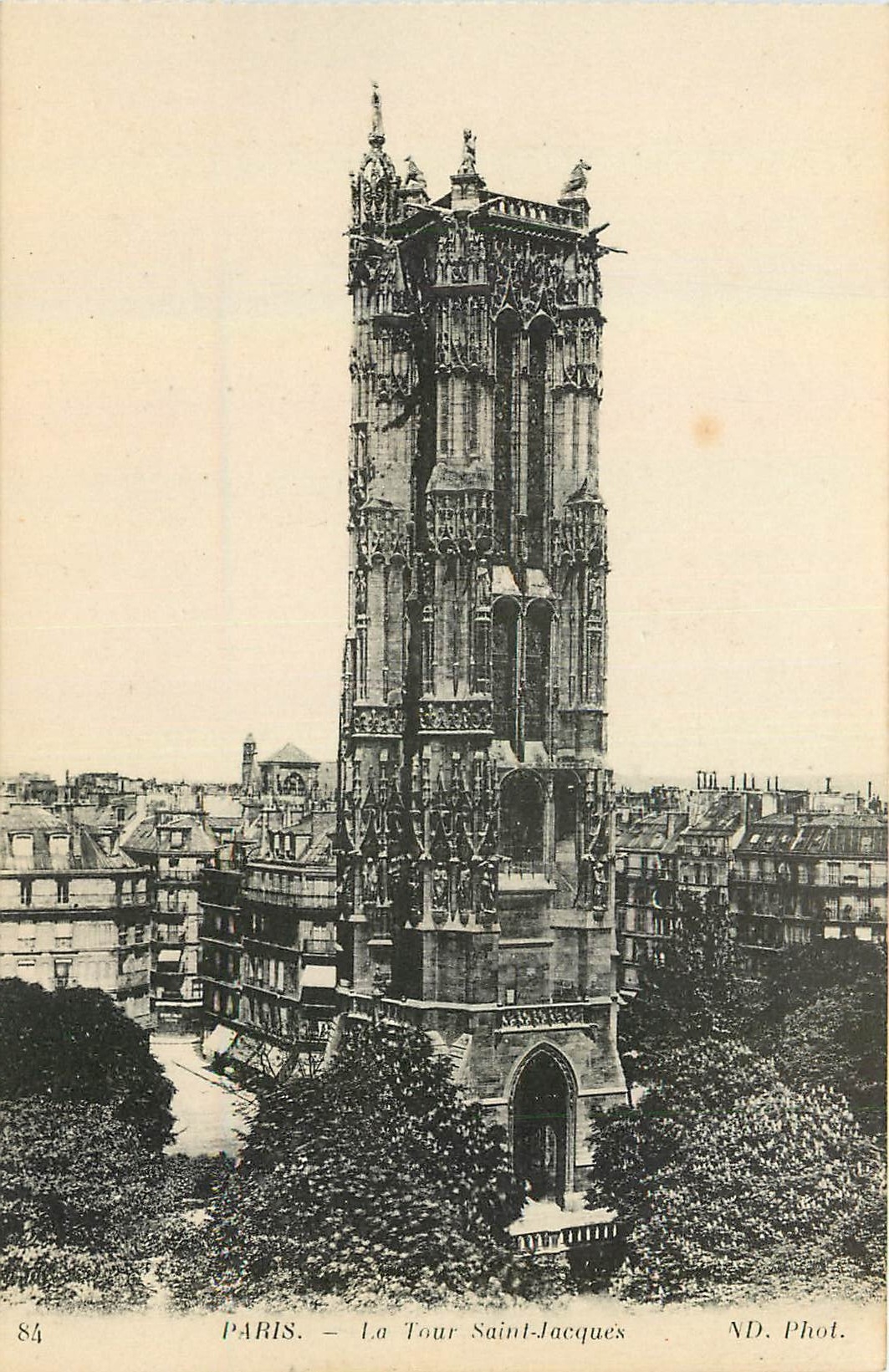 CPA Paris la Tour Saint Jacques 