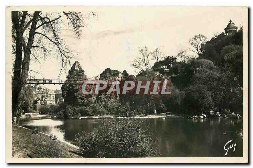 CPA Paris et ses merveilles Jardins des Buttes Chaumont 