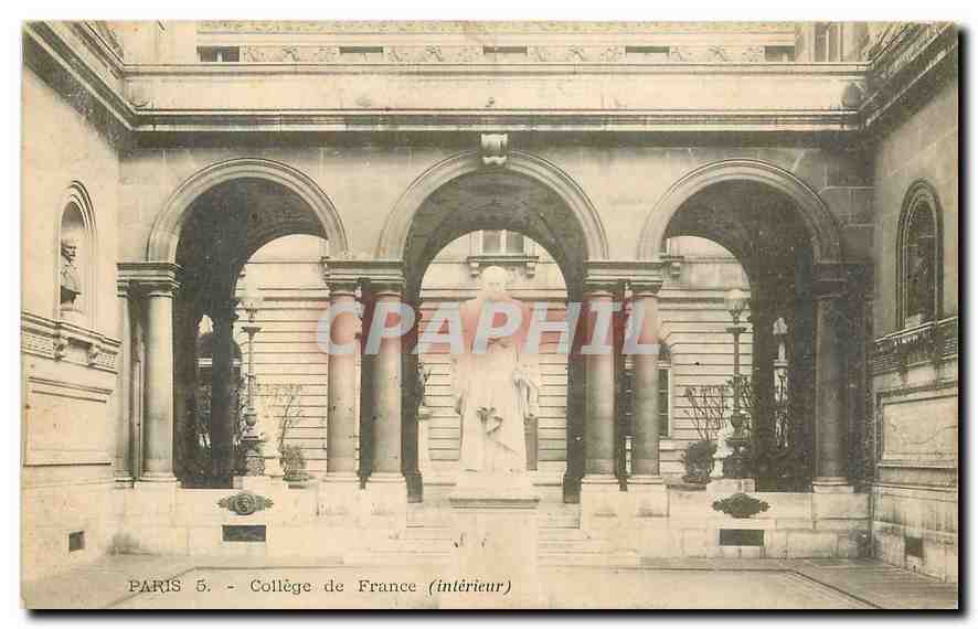 CPA Paris College de France interieur 