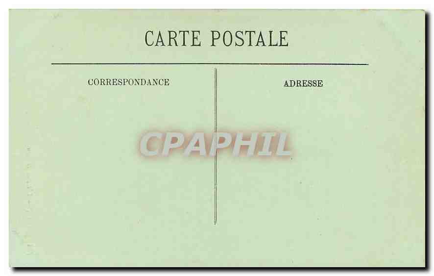 CPA Paris l'Hotel de Sens  — Rückseite
