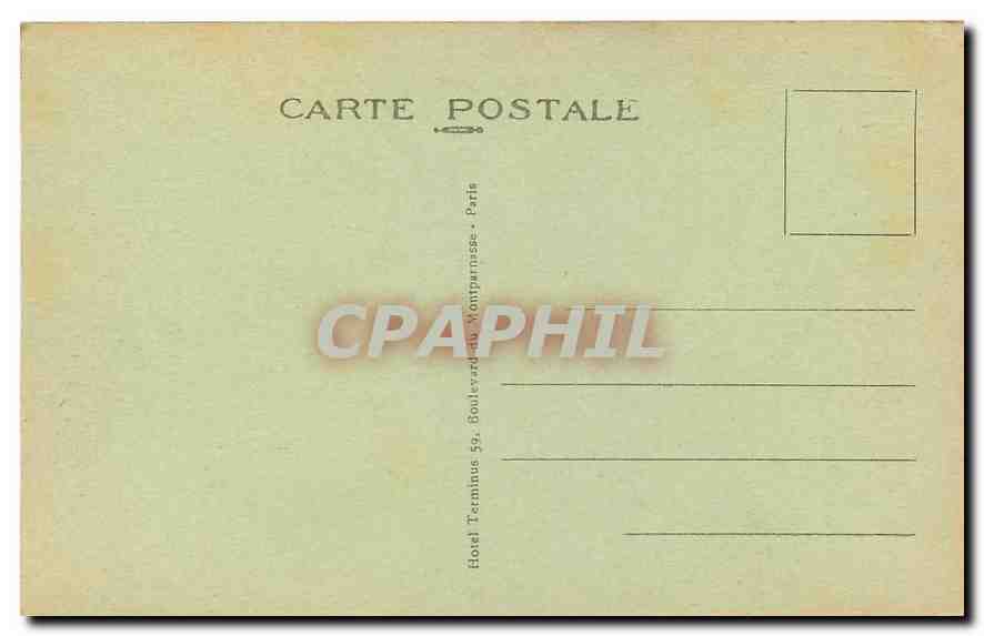 CPA Paris l'Hotel de Ville  — Rückseite