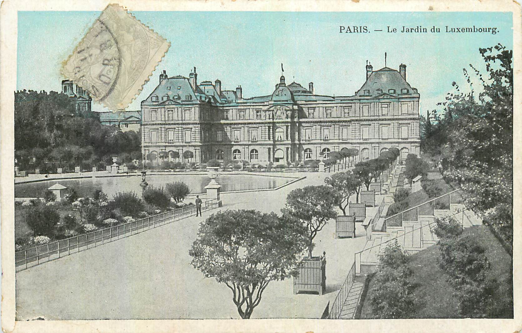 CPA Paris le Jardin du Luxembourg 